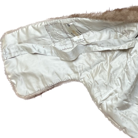 CANADA Majestic MINK Fur Stole by YORK FURS Toronto - Palomino Light Beige. - Picture 10 of 13